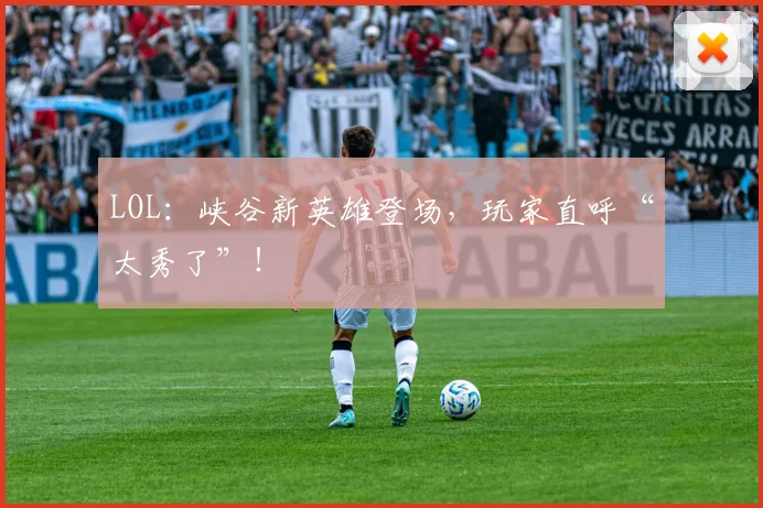 LOL：峡谷新英雄登场，玩家直呼“太秀了”！